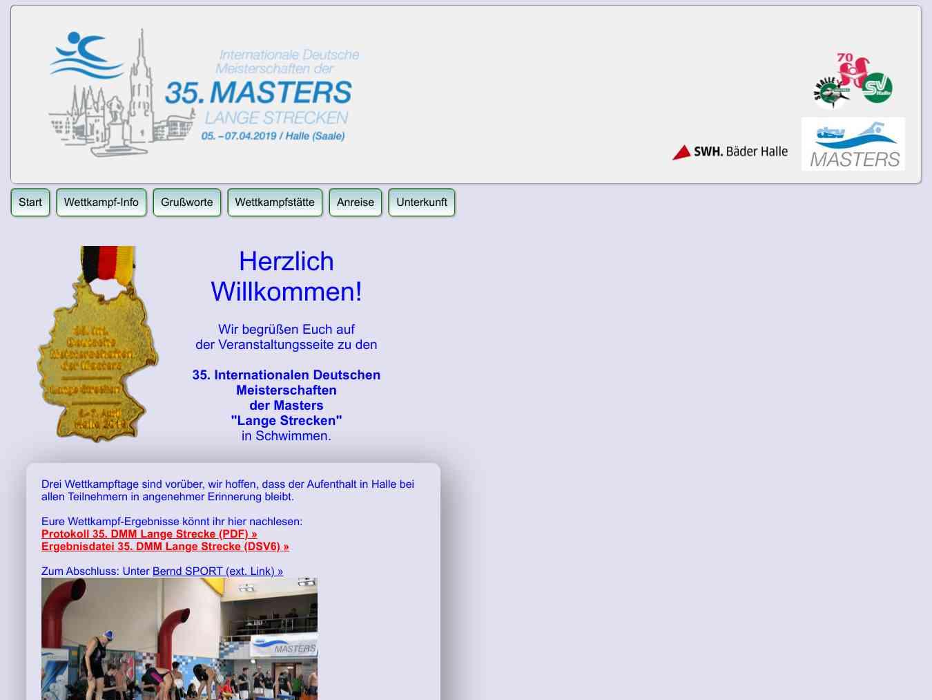 Veranstalterhomepage - http://www.masters-halle.de
