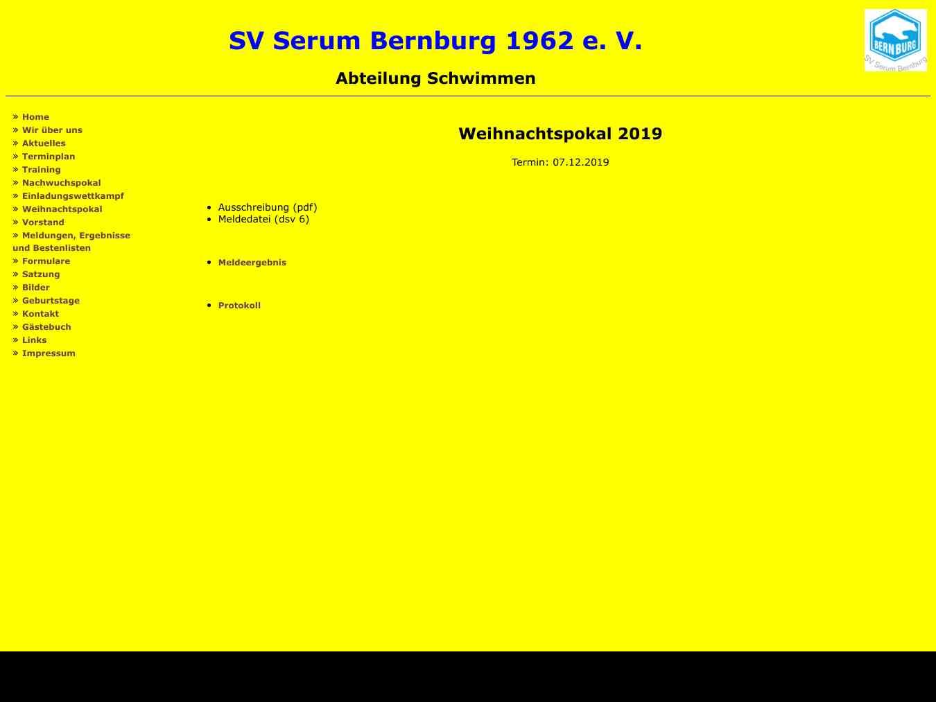 Veranstalterhomepage - http://svserumbernburg.com/weihnachtspokal.html