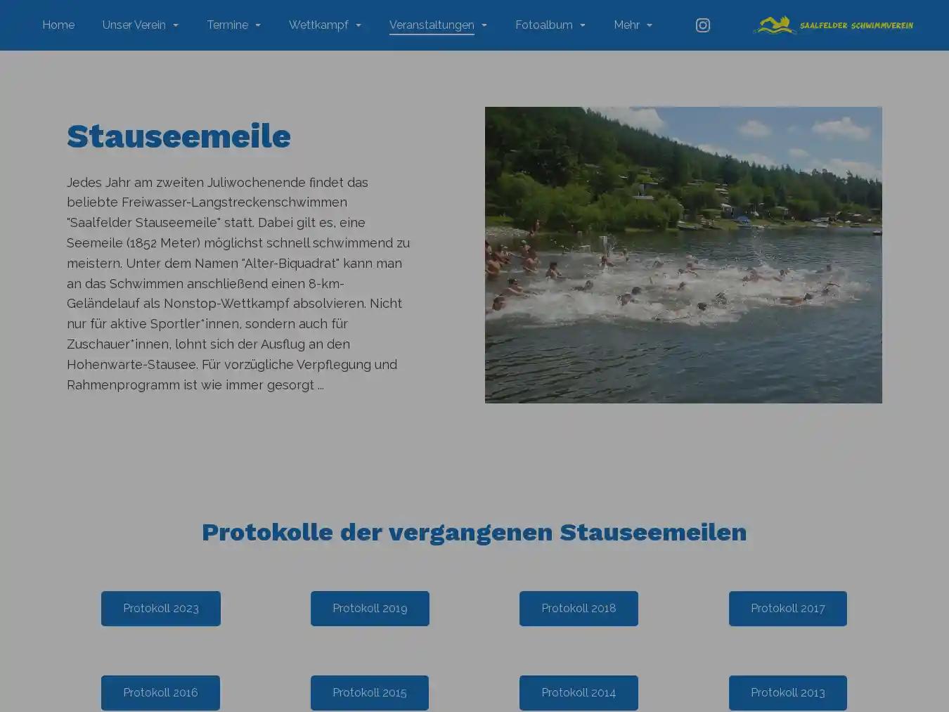 Veranstalterhomepage - https://www.saalfelder-schwimmverein.de/veranstaltungen/stauseemeile/