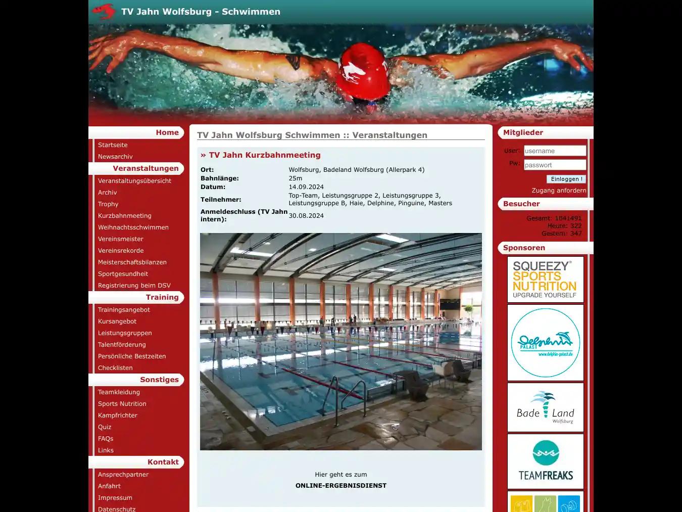 Veranstalterhomepage - https://www.tv-jahn-schwimmen-wolfsburg.de/veranstaltungen/wettkaempfe.html?id=1237