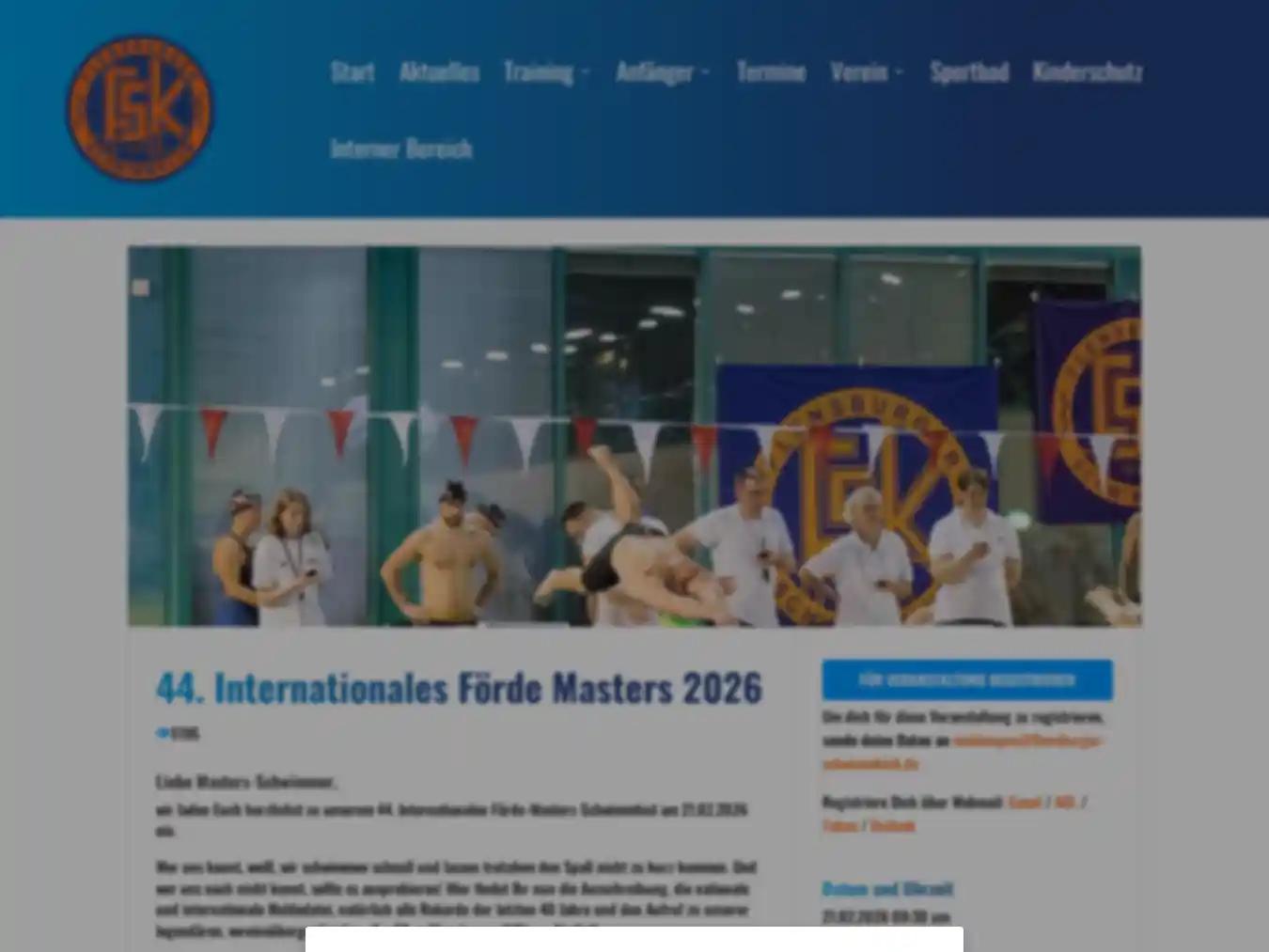 Veranstalterhomepage - https://flensburger-schwimmklub.de/veranstaltung/43-internationales-foerde-masters-2025-2/