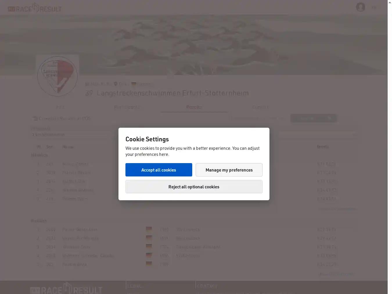 Veranstalterhomepage - https://my.raceresult.com/389483/