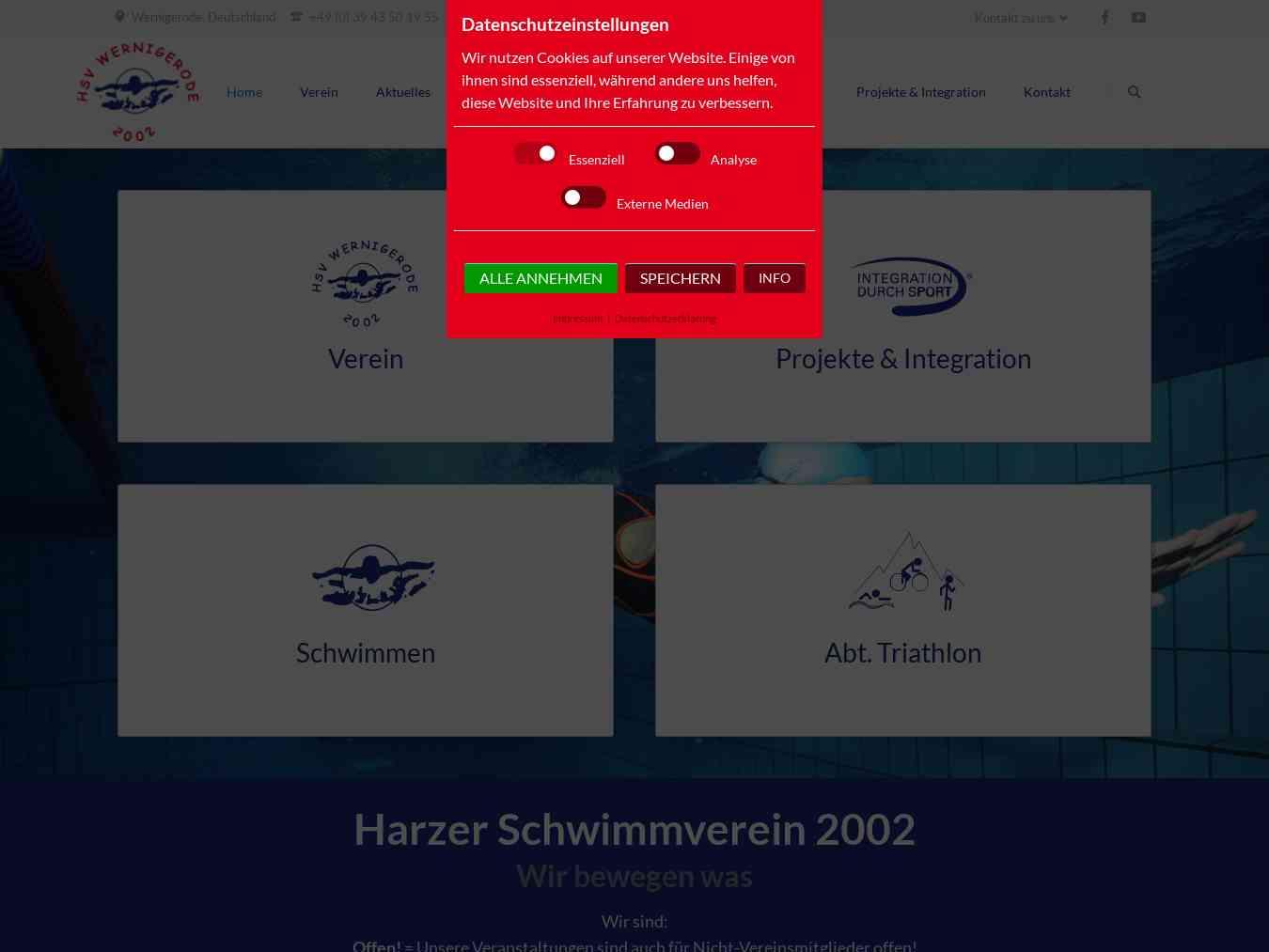 Veranstalterhomepage - http://www.harzer-schwimmverein.de